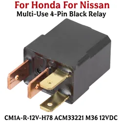 CM1A-R-12V-H78 ACM33221 M36 12VDC 4 Pins Automotive Relay (physical Product With LOGO) For Honda / Nissan 4-pin Automotive Relay