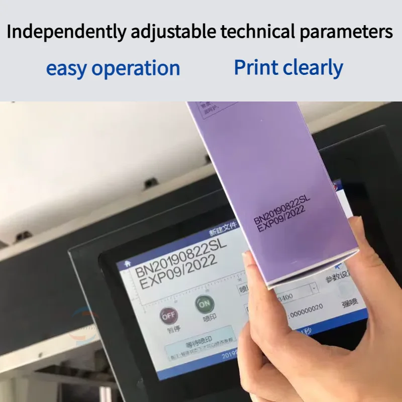 OH-180 Automatic Inject Printer With Conveyor Small Characters Static Inkjet Printer Date Spray Printing Machine 12.7mm Nozzle