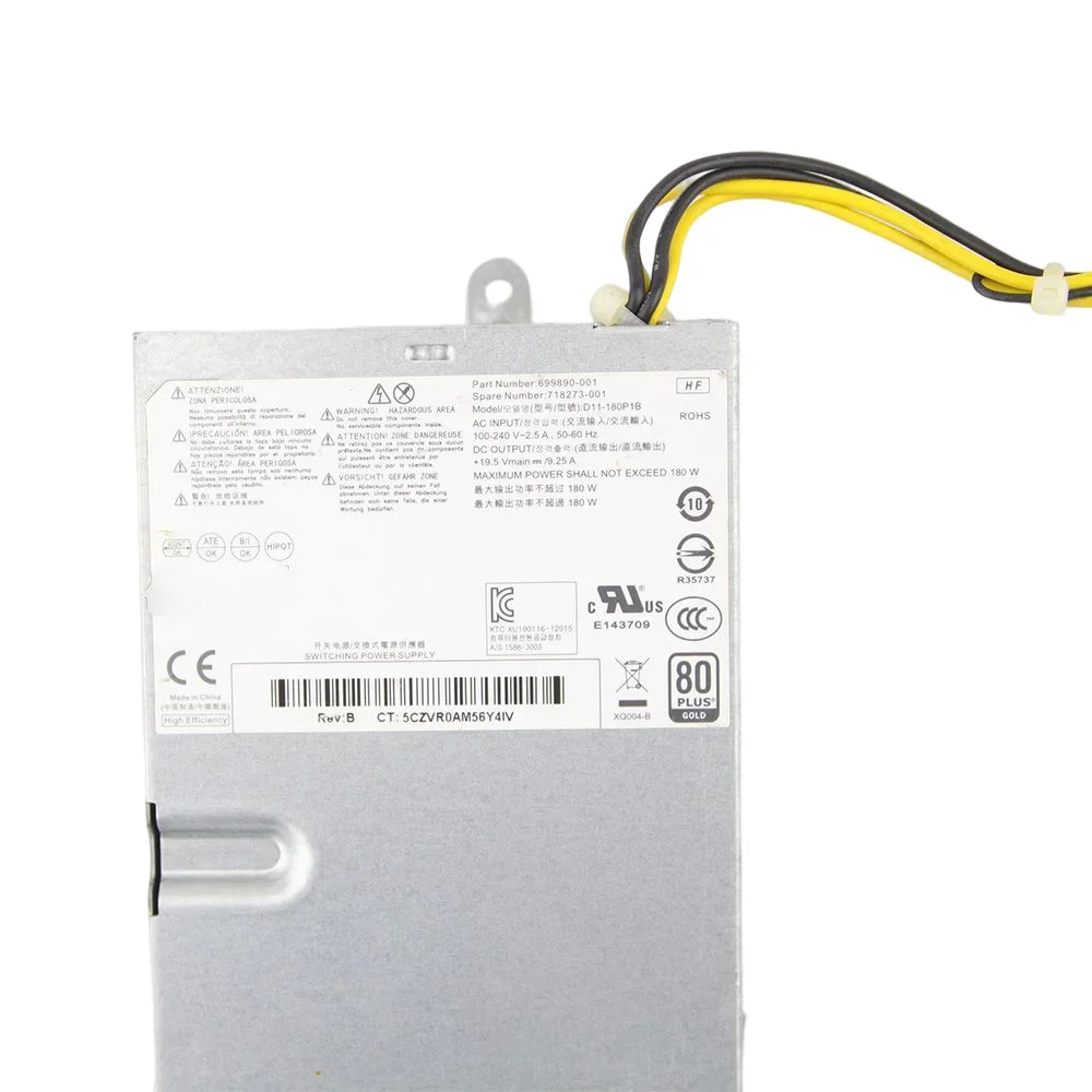 Para fuente de alimentación HP ProOne 600 AIO D11-180P1B 699890 -001 718273 -001 Fuente de alimentación de 180 W