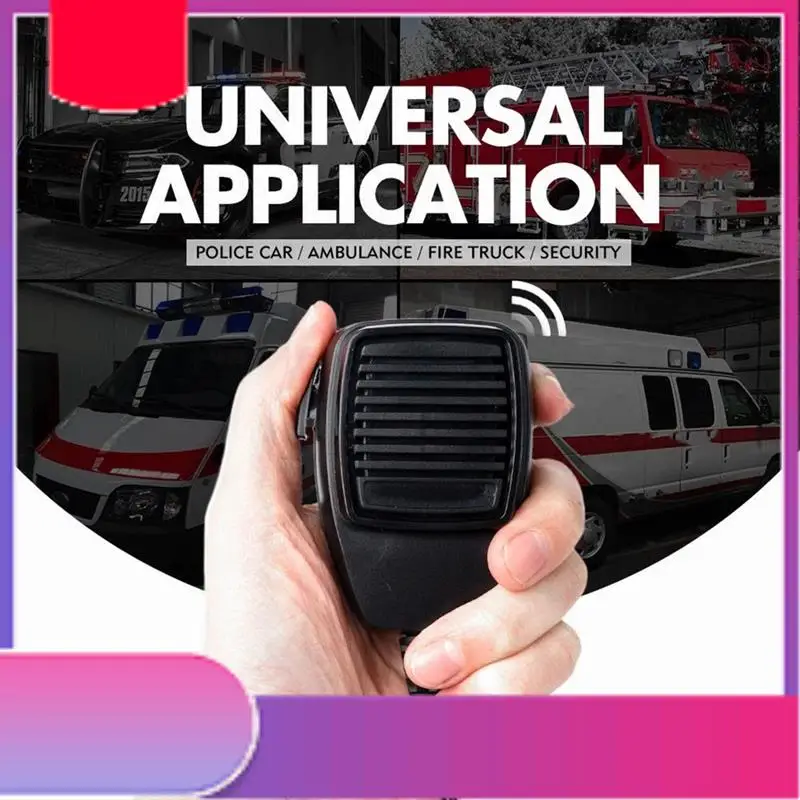 

Police Siren For Car Loudspeaker Megaphone Electronic 12V 200W Warning Speaker Truck Car Police Emergency Alarm, Durable-Y79A