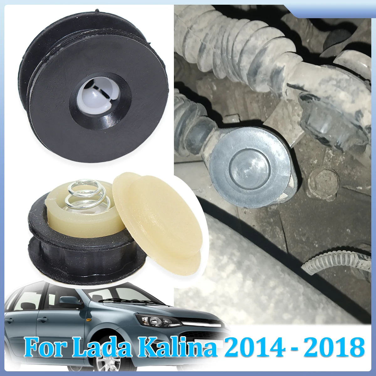 

MT Gearbox Shift Cable Linkage Control Bushing For Lada Kalina 2014-2018 Gear Shifter Lever Selector Rod Connect Fix Repair Kit