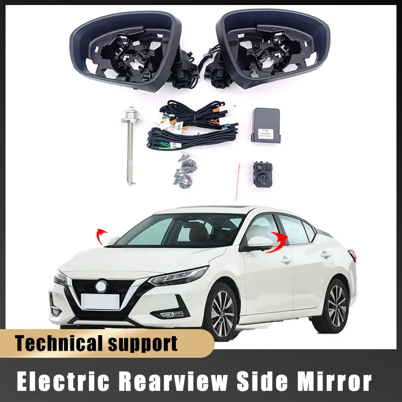 For SYLPHY nissan Auto Intelligent Automatic Car Electric Rearview Side Mirror Folding System Kit Module