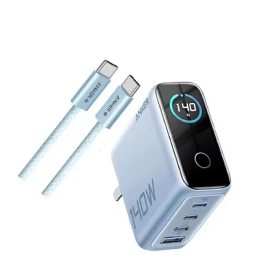スマホアクセサリー Anker Zolo 140W First-ever Anker Zolo 4-port 140W wall charger with built-in