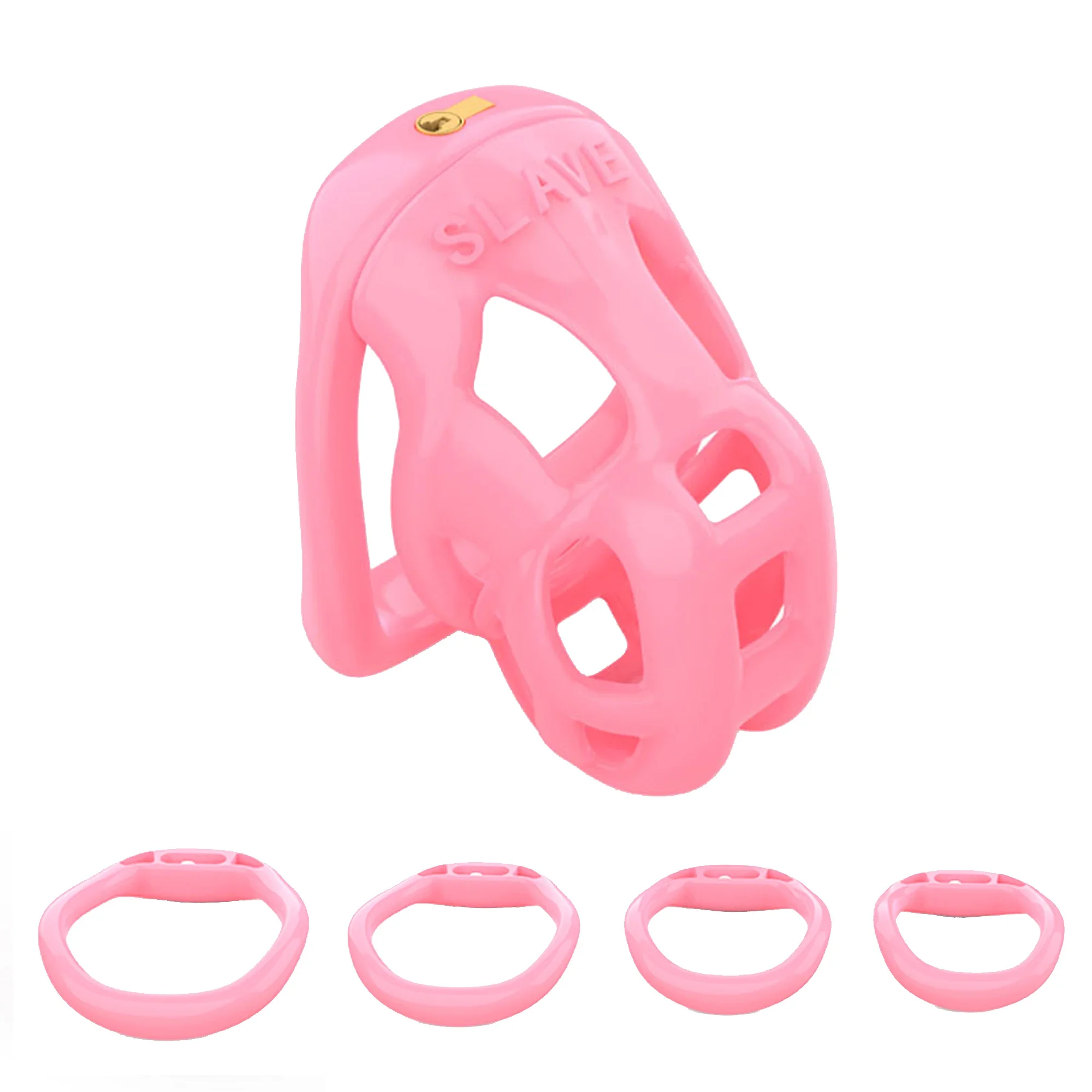 New 2.0 Arc Ring Chastity Cage Mirror Crafted 4 Size Rings Bondage Cock Cage Discreet Penis Locks Adult Sex Toys For Men Gay 18+ view 5