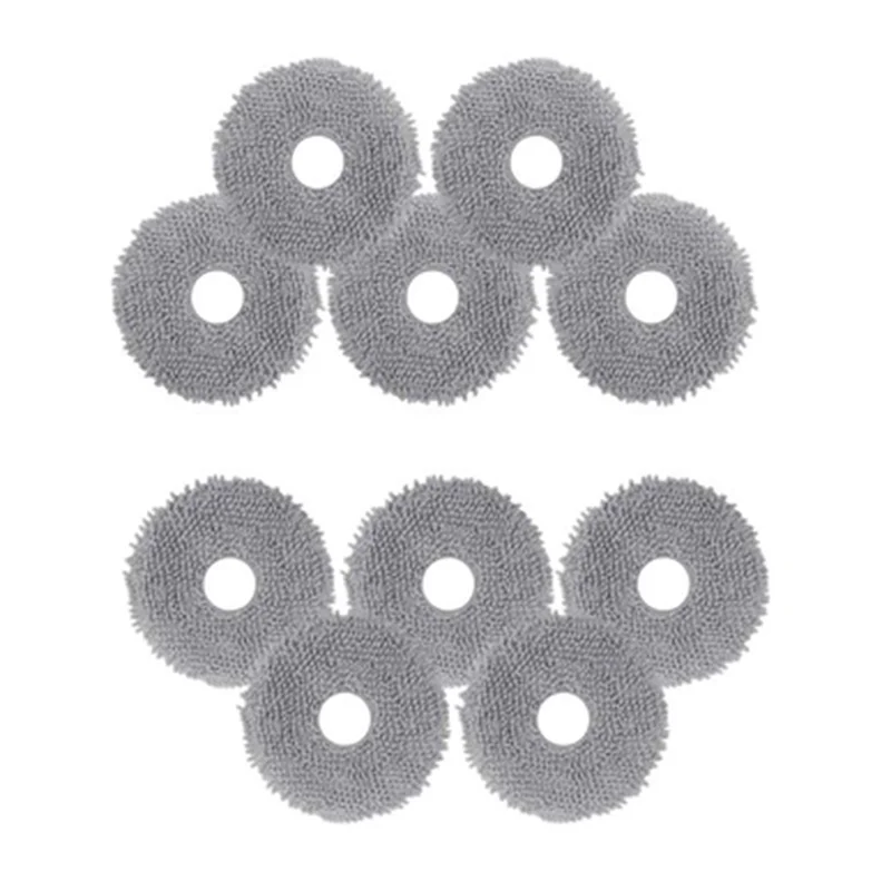 10 PCS Mop ผ้าสําหรับ Roborock Q Revo/Qrevo Pro/Qrevo S/Qrevo Curv/Qrevo Maxv หุ่นยนต์สูญญากาศ Enhanced ทําความสะอาด Efficiency-A77G