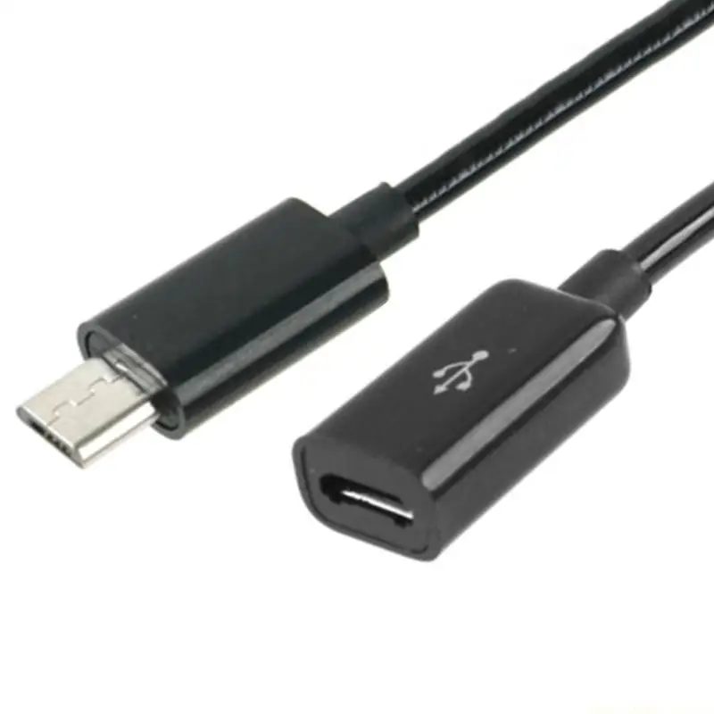 F62C Compact Micro USB Spring Extension Cable Stability Transmission Wire