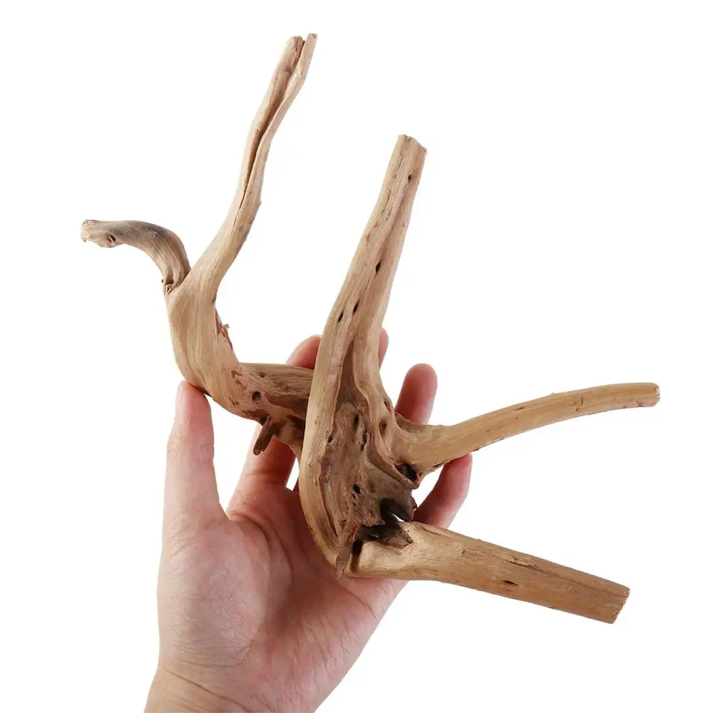 Aquarium Plants Natural Tree Driftwood Branches Fish Big Size Tank Aquarium Background Decoration For Small Fish Hiding