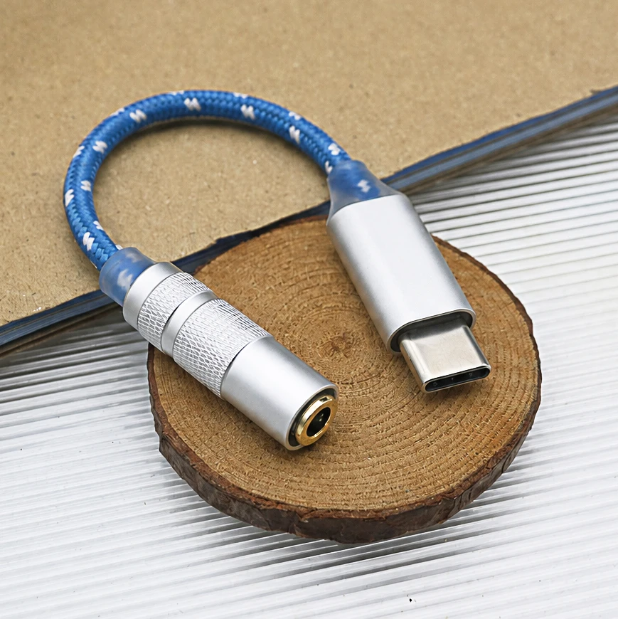 CB1200AU Chip TYPE-C to 3.5mm Jack Female Audio Adapter Earphone Cable for Android HarmonyOS iOS Windows macOS Smartphone Tablet