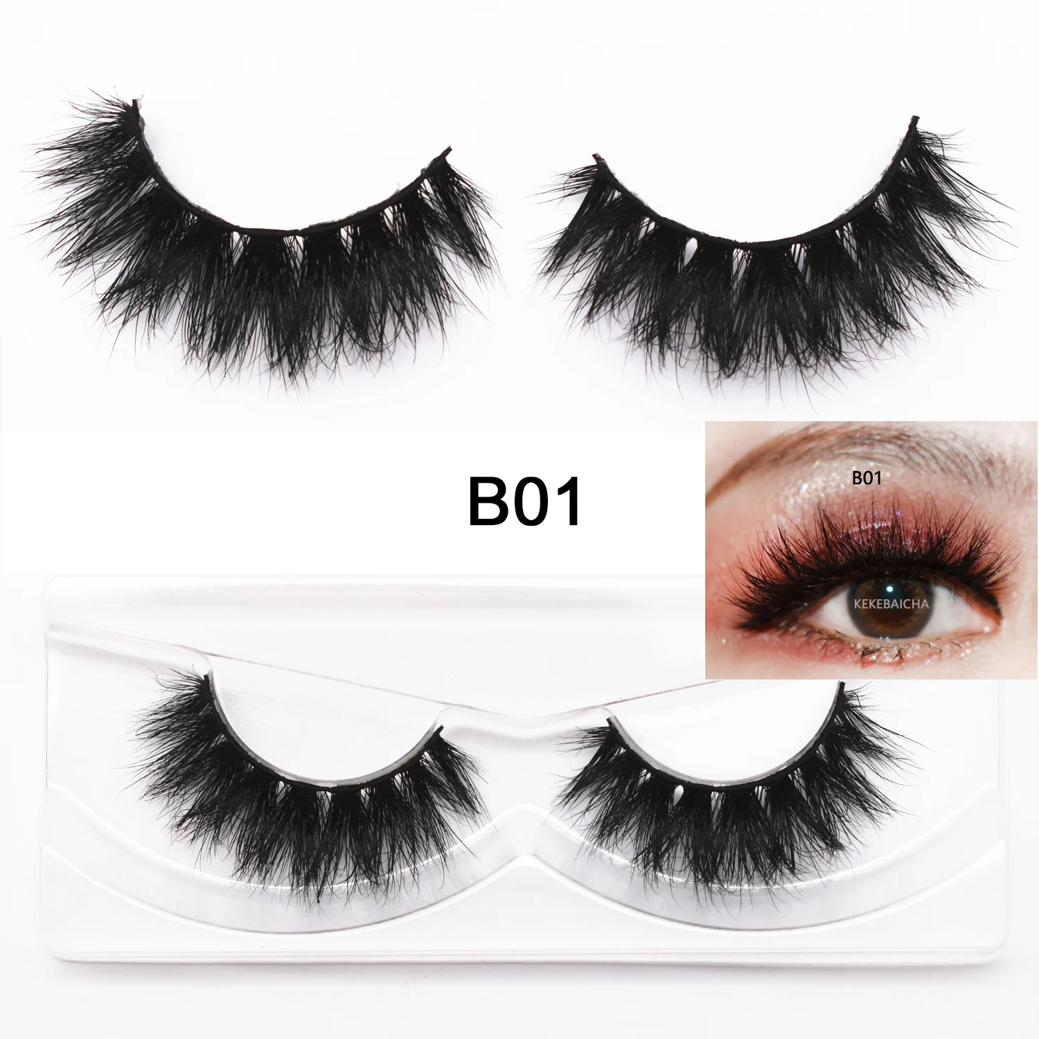 3D Mink Lash Mink Lashes Wispy Lashes Lightweight Cruelty Free False Eyelashes Mykonos Dramatic Mink Eyelashes Makeup Fake Lash