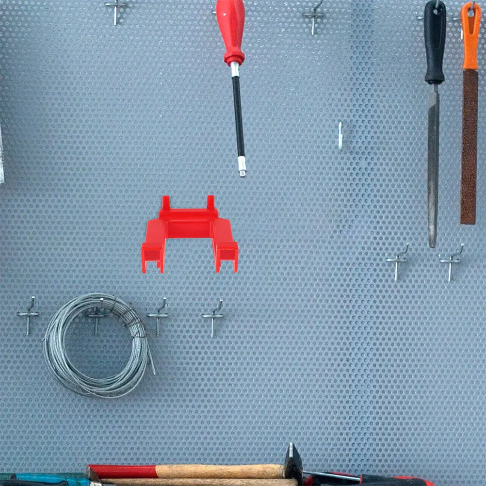 2Pcs Plastic Hooks for Pegboard Car Detailing Tools Spray Bottle Hook Can Organizer Wall Hanging Storage System Easy Install