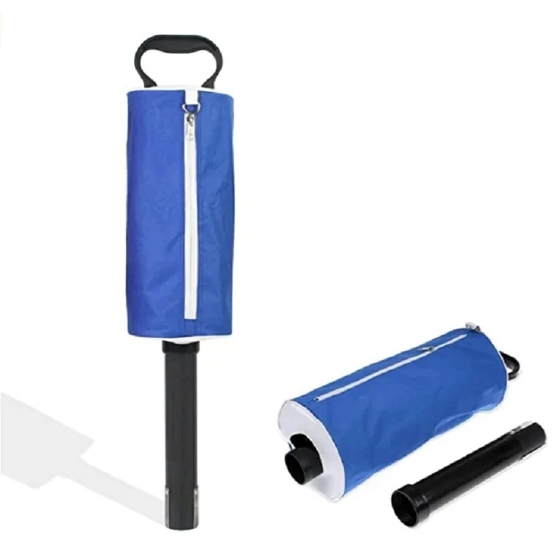 Golf Ball Pick Up Shag Bag Portable Retriever With Removable Plastic Tube