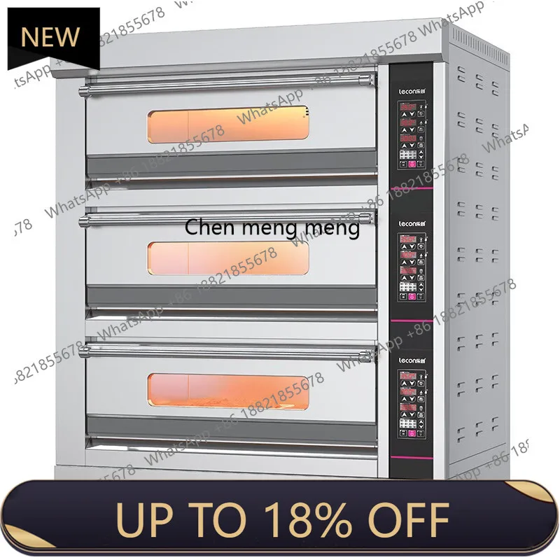 MF Memory Menu Commercial Smart Oven Double Layer Large Capacity Cake Pizza Baking Oven
