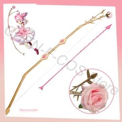 Kaname Madoka Cosplay arco flecha rosa armas juguete accesorios Puella Magi Madoka Magica uniforme accesorio Halloween Navidad Carnaval