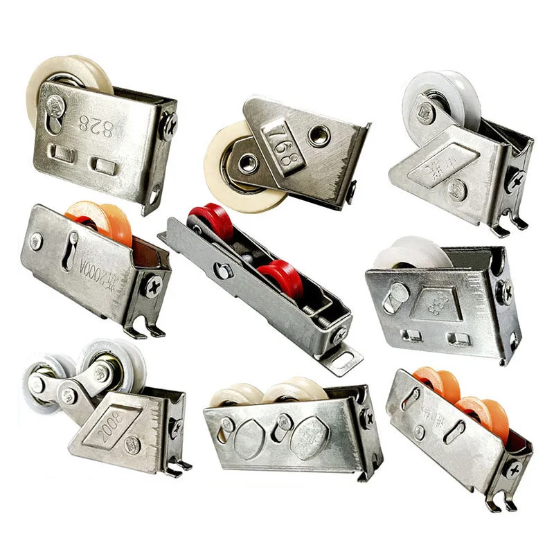 

4PCS Aluminum Alloy Window Roller Old-fashioned Glass Sliding Door Track Ground Wheel Plastic Steel Door Window Groove Wheel
