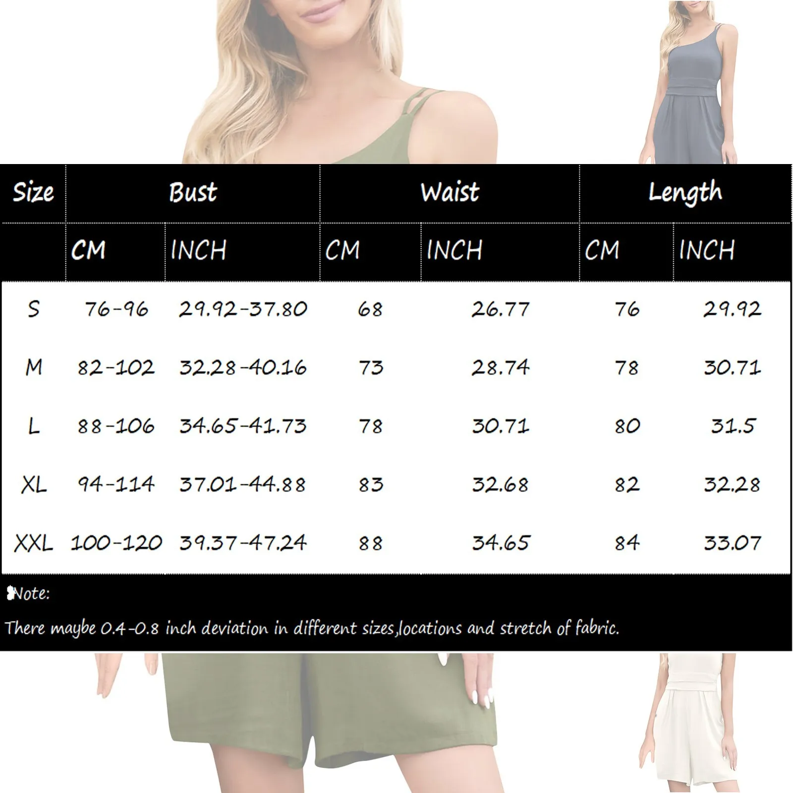 Celana pendek wanita, Jumpsuit kasual Solid Slim Fit lipit tanpa lengan tali belakang tunggal Jumpsuit pinggang tinggi nyaman longgar baju monyet