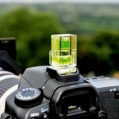 Universal 3-Axis Hot Shoe Fixed Bubble Spirit Level 3D Spirit Level For Canon/Nikon/Pentax DSLR Camera Accessories