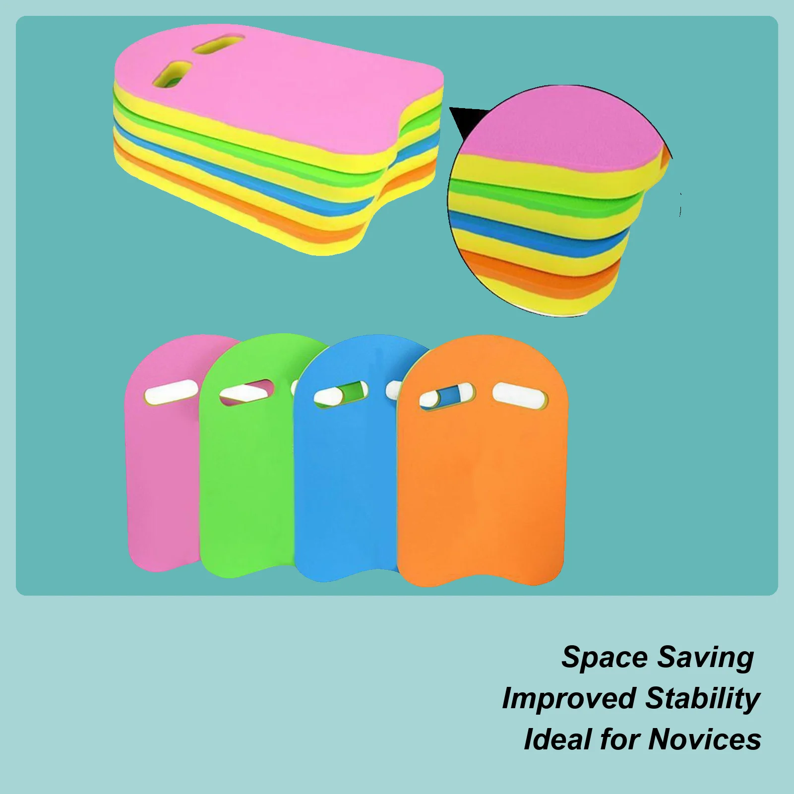 

EVA Square Swimming Kick board For Child Floating Board Lightweight Foam Float Hand Board Swim Pool Training Flotage Kick board