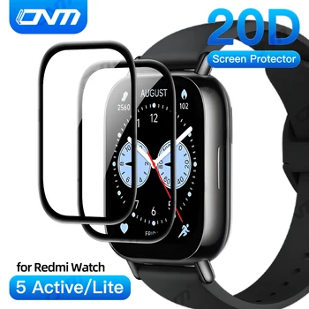 20D Screen Protector for Xiaomi Redmi Watch 5 Active / Lite Anti-scratch Film Full Coverage Ultra-HD Protective Film (Not Glass)