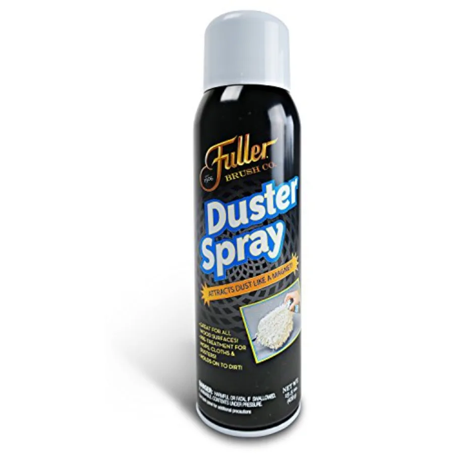 Fuller Brush Duster Spray 15.5 oz Multi Surface Dust Removing Sprayer - Safe Household Cleaning for Floors, Furniture, Blinds a