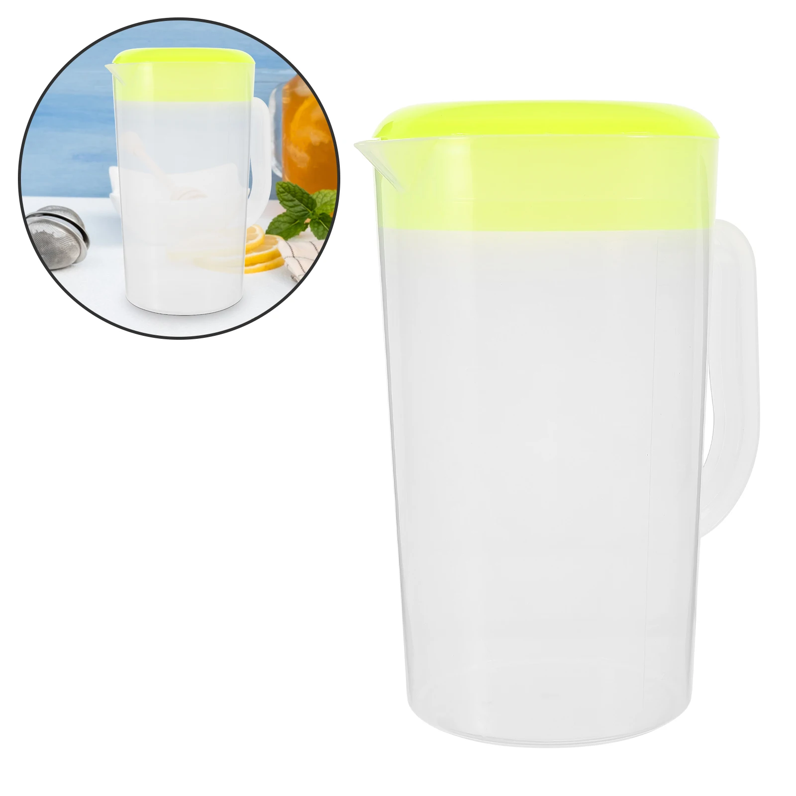 

Water Jugs Cold Bottle Drink Pitcher Juice Beverage Can Lemonade Plastic Yellow