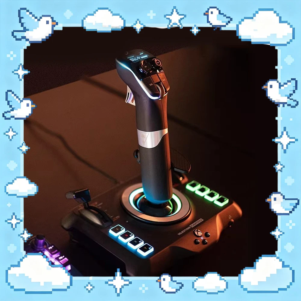 

Геймпад Turtle Beach V1F-Stick с имитацией полета, шестью направлениями, высокоточными осевыми датчиками Холла, для авиационных игр, в подарок