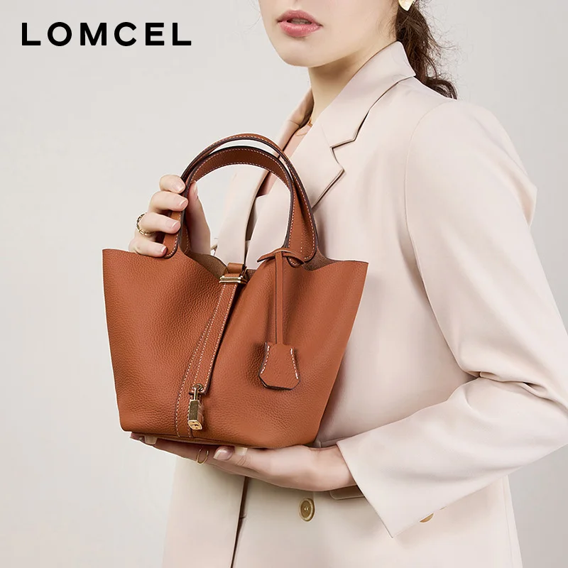 LOMCEL 01 Early spring new simple and versatile crescent-shaped handbag, trendy Korean style, suitable for work and commuting