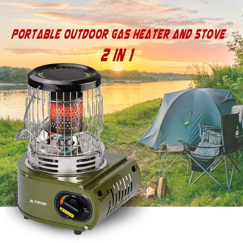 

Portable Multi-Functional Card Gas Stove Modern Hand WarmersMini Outdoor Heater for Autumn Winter Camping Picnics