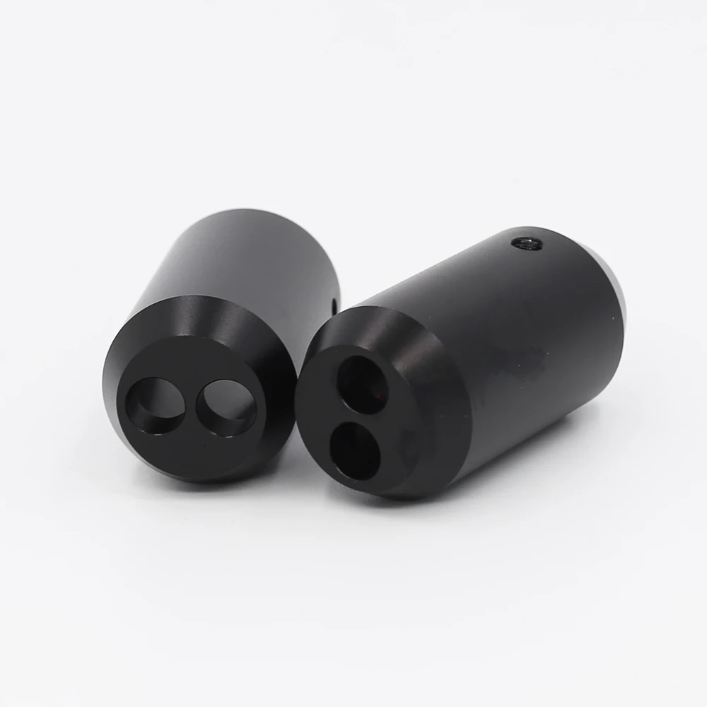 4 sztuk HIFI Audio spodnie Y Splitter kabel RCA przewód głośnikowy spodnie aluminiowe 12mm do 2*5mm boot