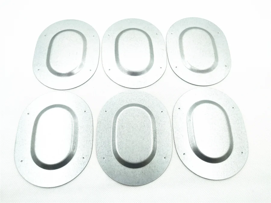 

6pc Metal trunk drain plug Plate Covers for Chevelle 1967-77 Body For Inline Tube INL14820