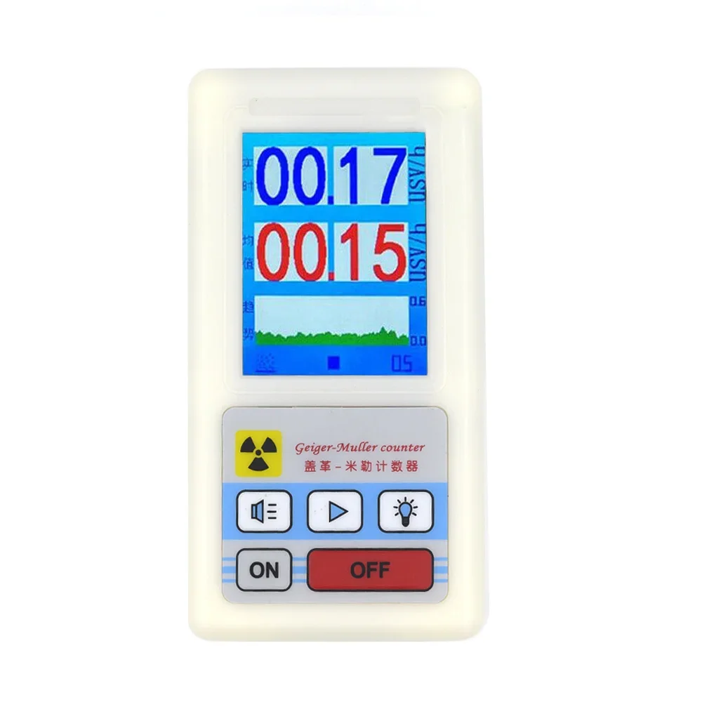 

BR-6 Display Screen Geiger Counter Nuclear Radiation Detector X-ray Beta Gamma Detector Geiger Counter Radioactivity Detector