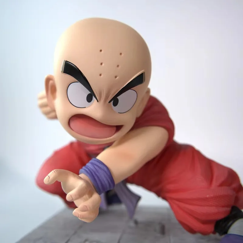 Anime Dragon Ball Krillin Goku Yj Action Figure Desktop Car Dashboard Ornament Collectible Model Toy Fans Customized Gift - view 3