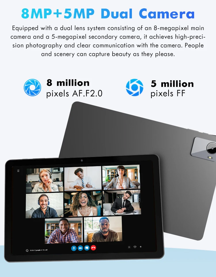 Global Version Philips T7305 AI Tablet 10.1' 12GB(+8GB Virtual RAM) 128GB 4G LTE Unisoc T606 5000mAh L1 Wifi Android 16 Tablets