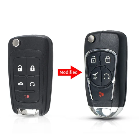 KEYYOU 2/3/4/5 кнопок для Opel для Chevrolet Cruze Aveo Malibu Epica Lova 2009 2010 2011 2012 2013 модифицированный чехол для дистанционного ключа Filp