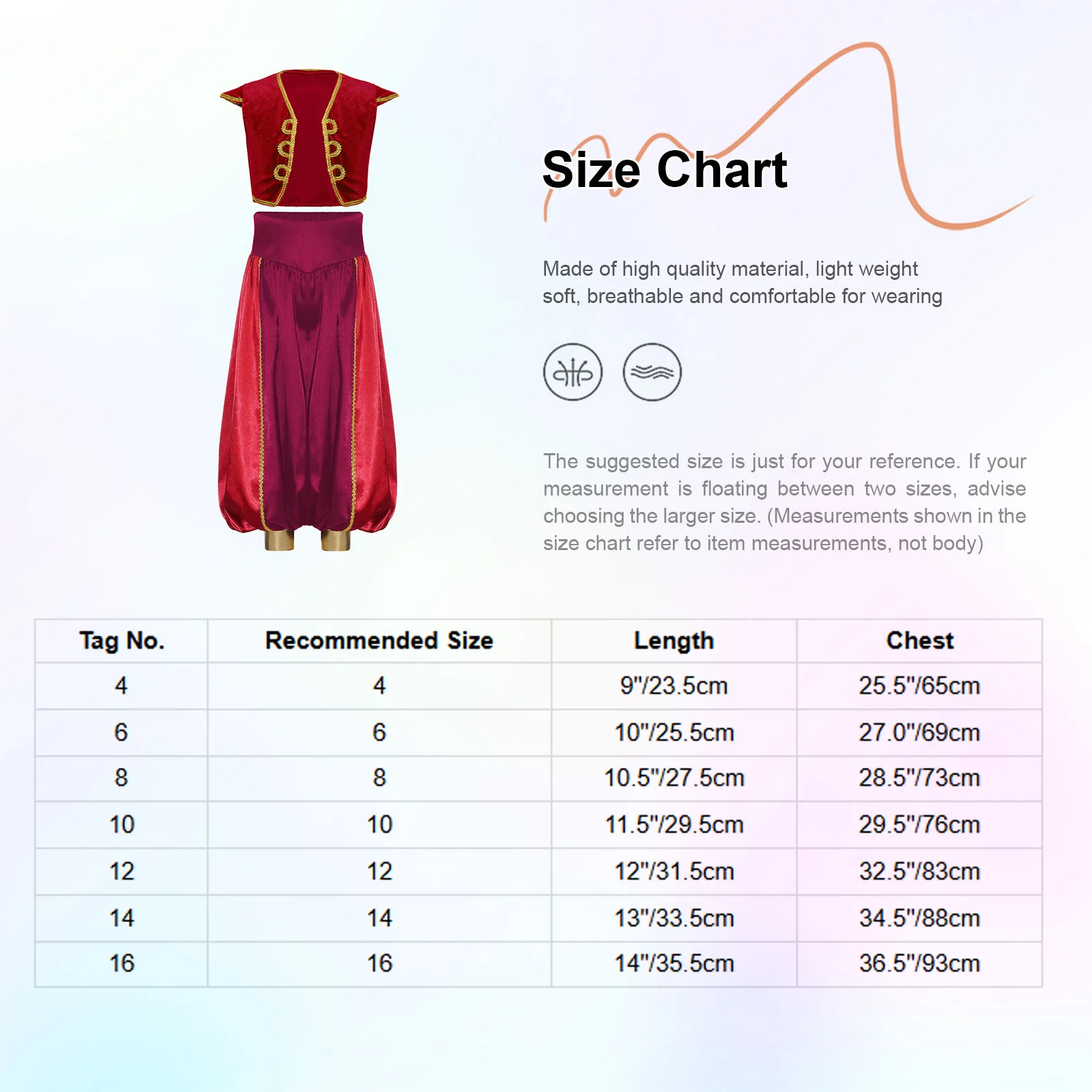 Kids Boys Arabian Prince Costume Set Cap Sleeve Braided Trim Vest Waistcoat and Arabian Dance Pants for Halloween Carnival Party