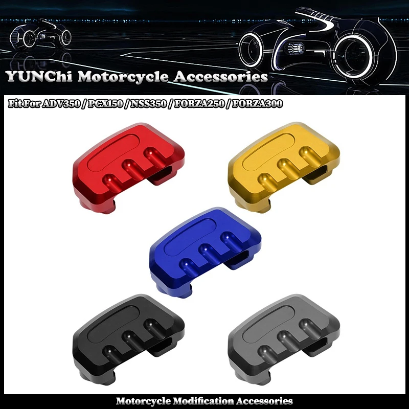 Wide Footrest Pad Fit For HONDA ADV350 PCX150 NSS350 Forza250/300 Increase Support Large Size Comfortable Mat in Multiple Colors