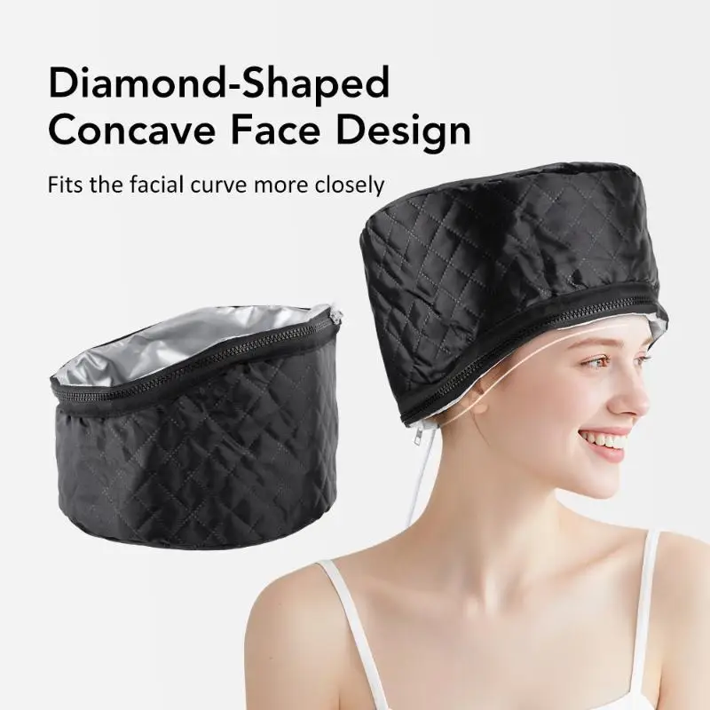 Thermal Cap Hair Steamer 10 Levels Heating Hair Mask Cap For Women Hair SPA Nourishing Treatment Hair Styling Care Home Use