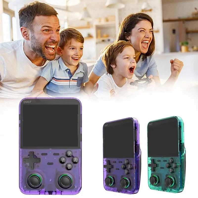 D007PLUS Handheld Retro Game Console 64G 10300 Games 3.5Inch 3D Stereo Sound Classic Nostalgic Arcade Game