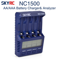 SKYRC NC1500 AA/AAA Battery Charger & Analyzer for 4 AA NiMH Rechargeable Batteries