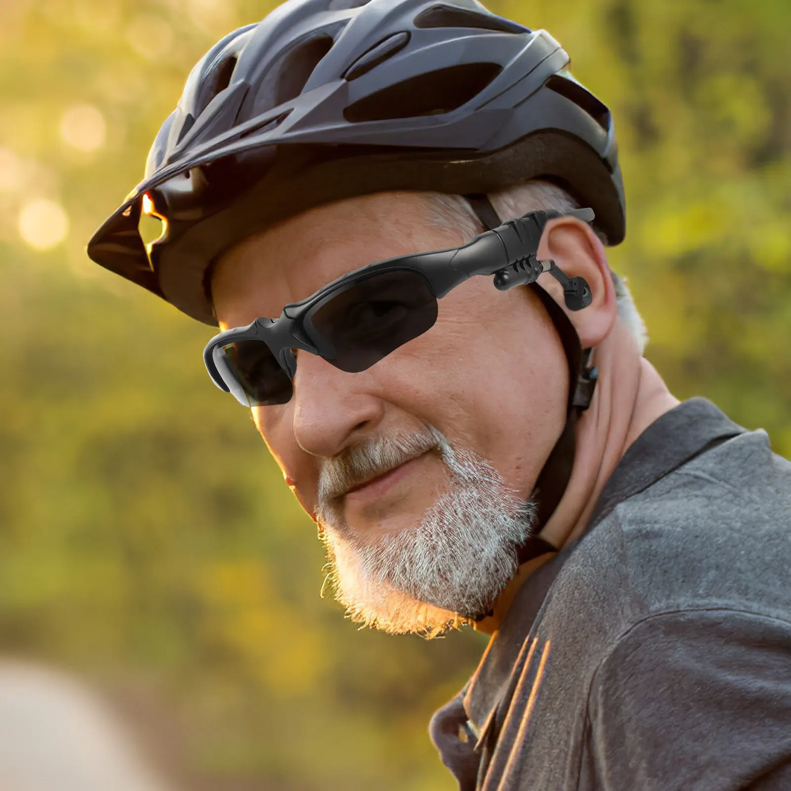 

Cycling Sunglasses Wireless Black Outdoor Sports Driving Glasses Multifunctional Eye Protection Eyewear Real Time Recording
