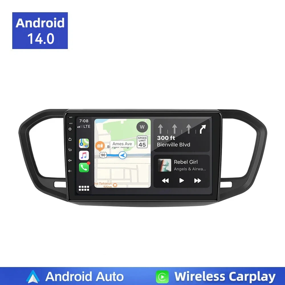 

Car Radio Android 14.0 For Lada VESTA 2023 Auto Radio Stereo Multimedia Player BT GPS Navigation CPU No 2din DVD 4G Wifi DSP