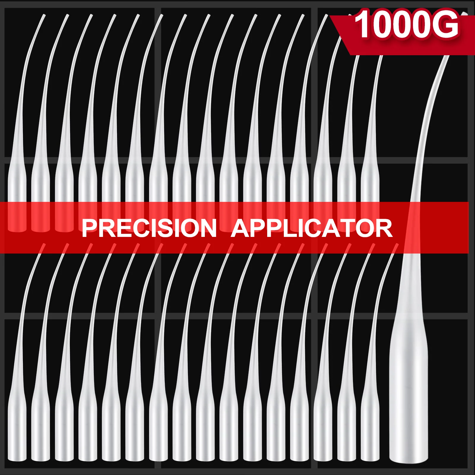 50G-1000G Glue Dropper Plastic Glue Bottle Tips Glue Extender Precision Applicator Dropping Tube Nozzle for Crafting Lab
