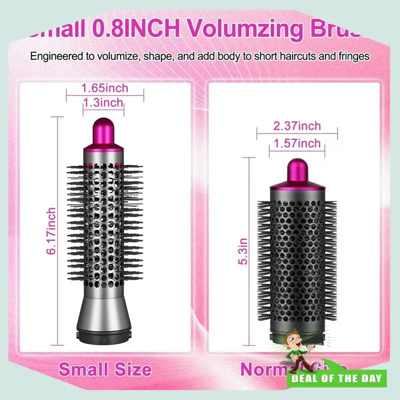 24-Hour Delivery Small Round Volumizng For Dyson Airwrap Brush, 20MM Soft Smoothing Brush For Hair Dryer Replacement