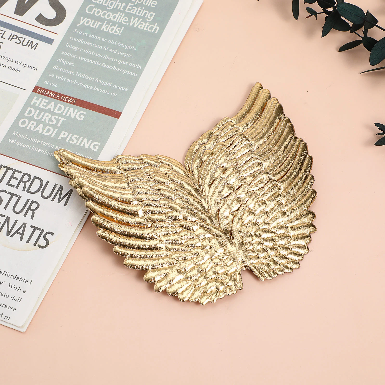 12-delige Mini Wing Decor DIY Accessoire Accessoires voor Kamer Rugzak Ambachten Decoratieve Letter