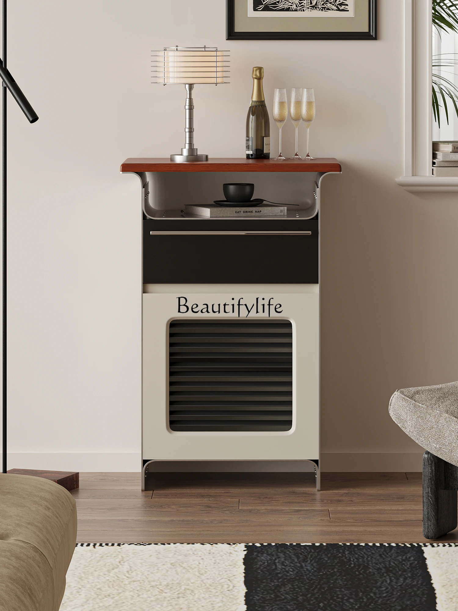 

Modern high-end chest cabinet, living room against the wall, storage drawer, entrance cabinet