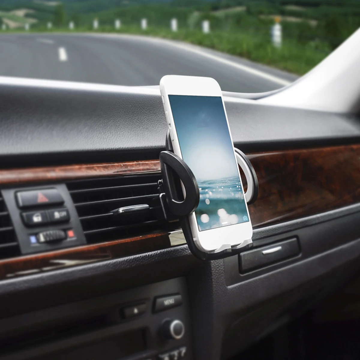 

Universal Car Air Vent Phone Mount 360 Degree Adjustable Holder Fits 5-10Cm Smartphones Fast Installation No Tools Required Car