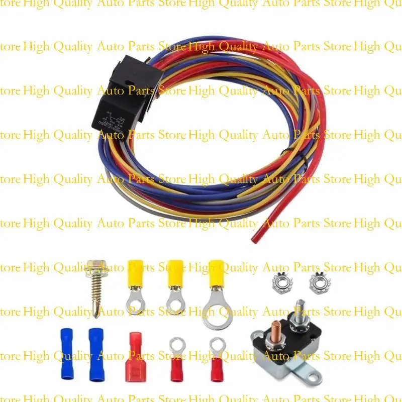 

G7NA Universal Car Relays & Socket Electric Fan Radiator Waterproof Relays with Wiring Harness