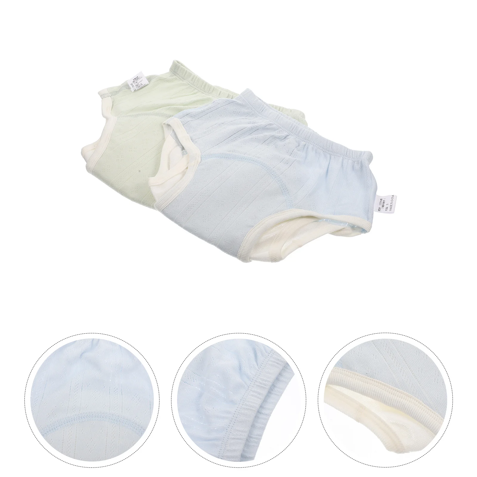 قطعتان من سراويل تدريب الأطفال القطنية القابلة للتنفس، ملابس داخلية للتدريب على المرحاض قابلة للغسل، حفاضات للأطفال الصغار، مانعة للتسرب وقابلة لإعادة الاستخدام للأولاد والبنات #5