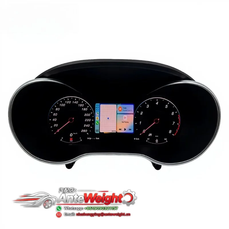 Digital Dashboard LCD Car Dashboard With Apple Carplay Android Navigation Screencasting Function for C Class W205