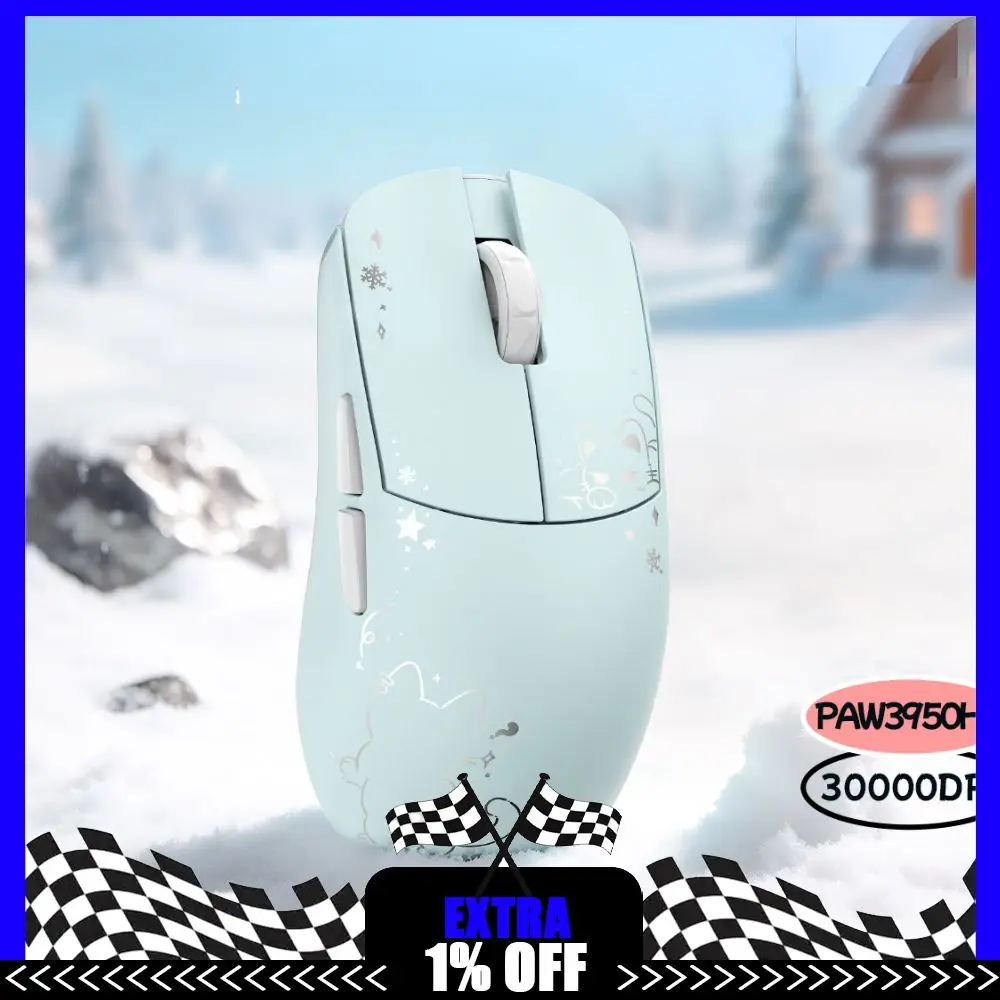 WLMOUSE YINGMG Mouse Magnesium Alloy PAW3950HS Sensor 8K Two-mode Wireless Optical Switch Ultra 47g Lightweight FPS Gaming Mouse