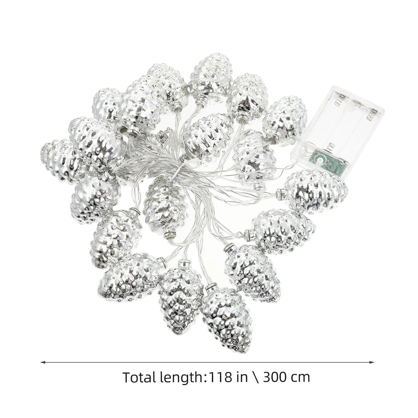 1 ensemble de guirlandes lumineuses Led à motif de flocon de neige, lampe blanche chaude alimentée pour décoration de noël de fête de chambre à coucher, éclairage festif